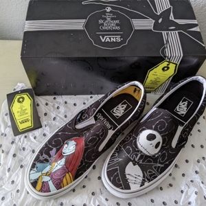Vans Nightmare Before Christmas Jack and Sally Slip-ons
